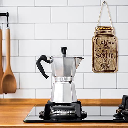 Rustic Wood Coffee Sign Set for Farmhouse Decor