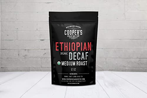 Organic Ethiopian Decaf Medium Roast Whole Bean Coffee