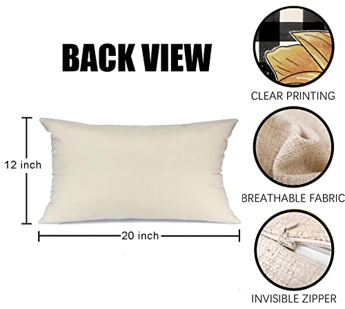 Asamour Coffee Bar 12x20 Inch Lumbar Pillow Cover