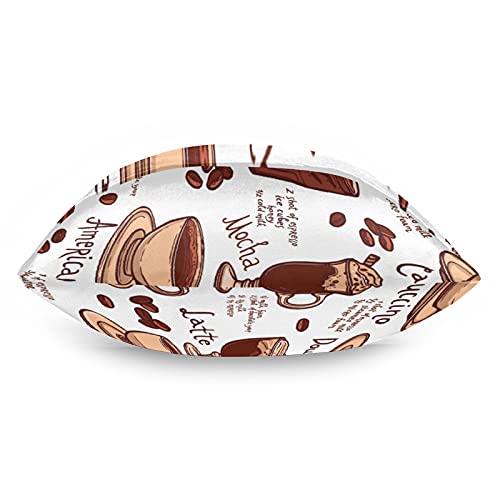 Mocha Coffee Silk Pillowcase for Hair and Skin