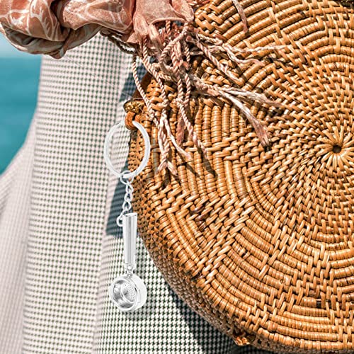 6Pcs Coffee Charm Keychain Set, Miniature Novelty Gift