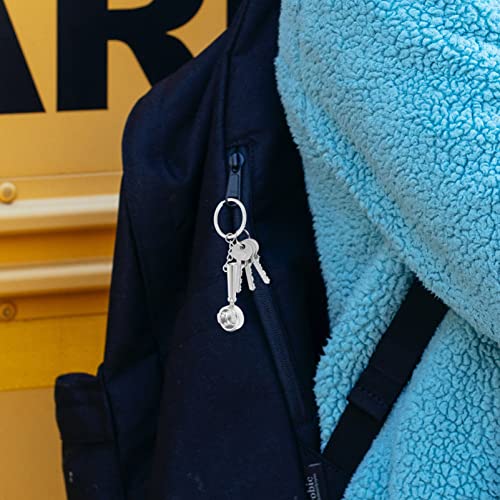 6Pcs Coffee Charm Keychain Set, Miniature Novelty Gift