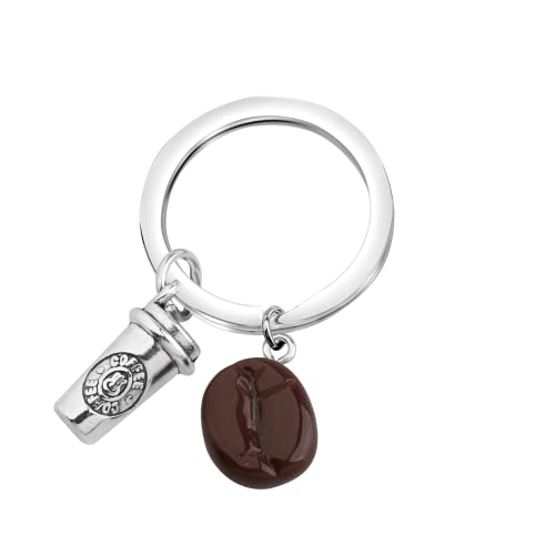 Coffee Bean Keychain for Coffee Lovers and Baristas