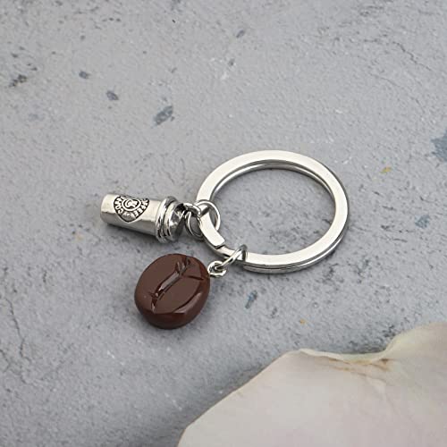 Coffee Bean Keychain for Coffee Lovers and Baristas