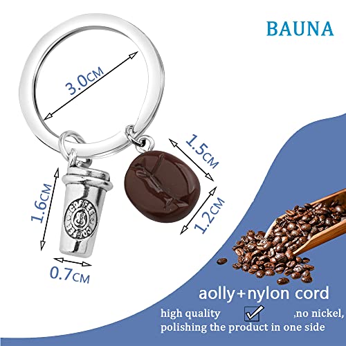 Coffee Bean Keychain for Coffee Lovers and Baristas