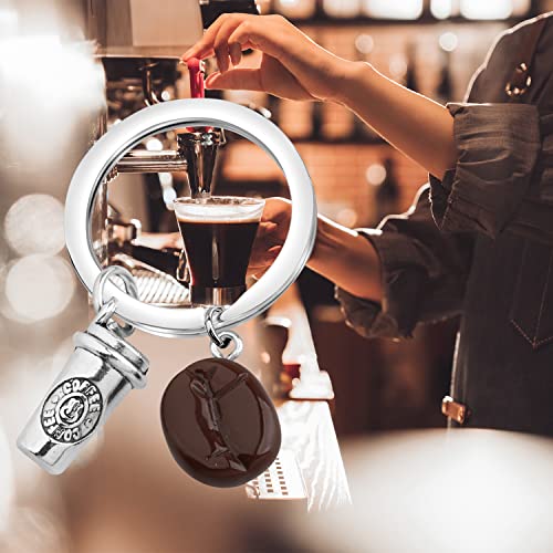 Coffee Bean Keychain for Coffee Lovers and Baristas