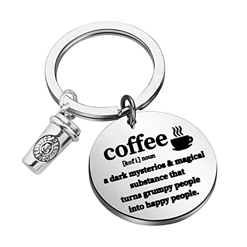 UJIMS Coffee Lover Keychain - Barista Gifts