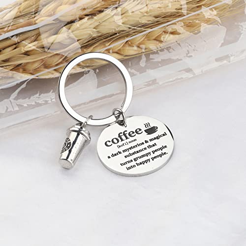 UJIMS Coffee Lover Keychain - Barista Gifts