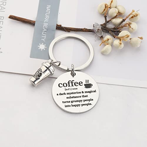 UJIMS Coffee Lover Keychain - Barista Gifts