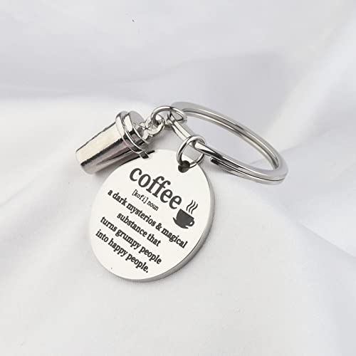 UJIMS Coffee Lover Keychain - Barista Gifts