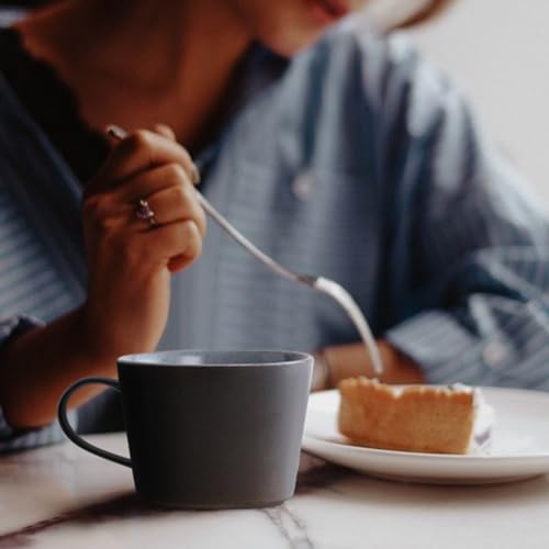 Vambechda 10 oz Handmade Ceramic Coffee Mug, Japanese Style