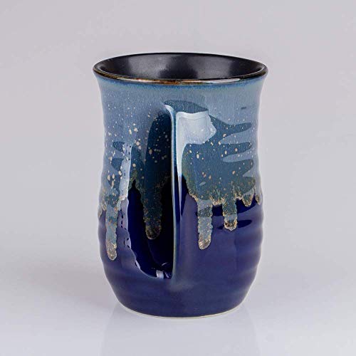 Handmade Pottery Hand Warmer Mug - 16oz Ceramic