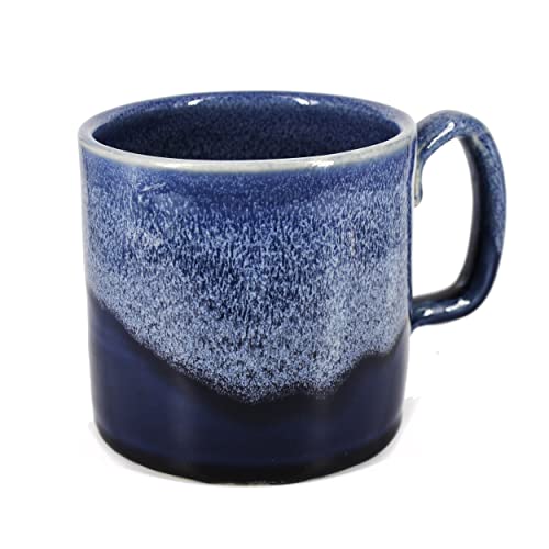Handmade Ceramic Coffee Mug - Ol' Blue 14oz