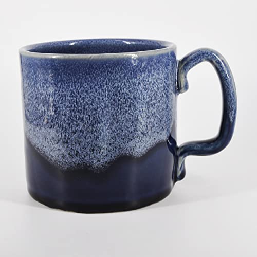 Handmade Ceramic Coffee Mug - Ol' Blue 14oz