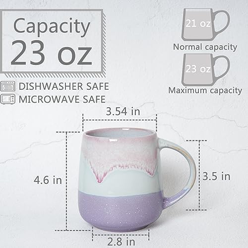 Bosmarlin Extra Large Ceramic Coffee Mug, 23 Oz