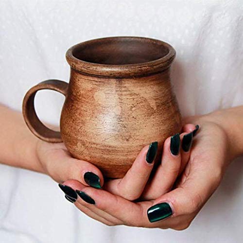 Handmade Pottery Clay Coffee Mug - Rustic Stoneware