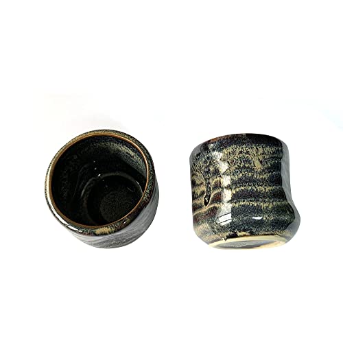 Handmade Ceramic Espresso Coffee Cup Set (Turbo Green)