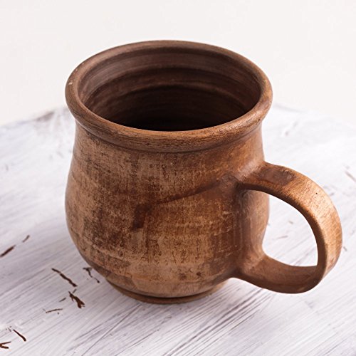 Handmade Pottery Clay Coffee Mug - Rustic Stoneware