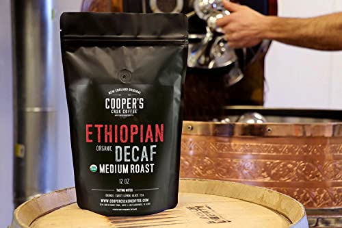 Organic Ethiopian Decaf Medium Roast Whole Bean Coffee
