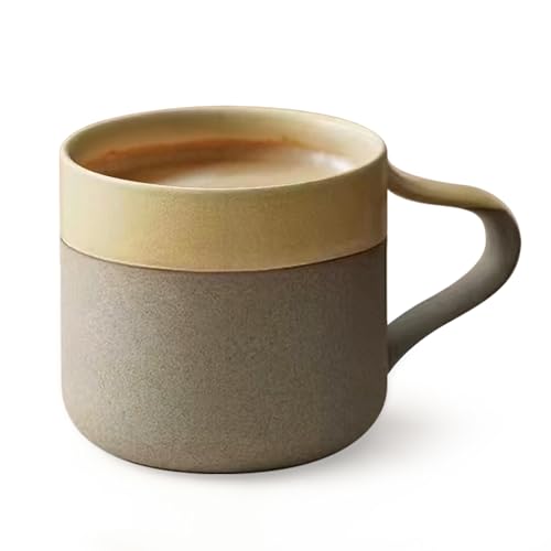 Handmade Japanese Style Ceramic Coffee Mug 8 oz