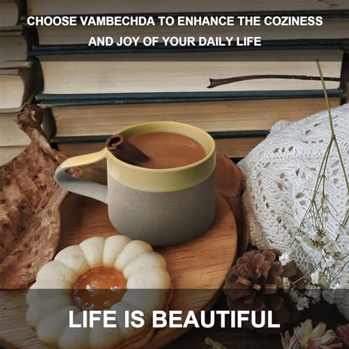 Handmade Japanese Style Ceramic Coffee Mug 8 oz