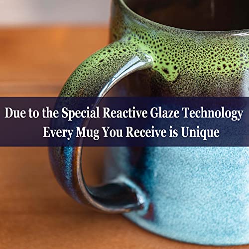 Large Ceramic Coffee Mugs, Handmade Pottery Mug, Tea Cups