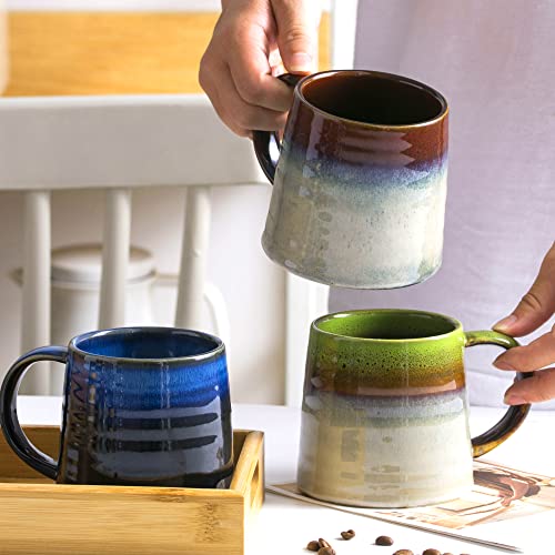 Large Ceramic Coffee Mugs, Handmade Pottery Mug, Tea Cups