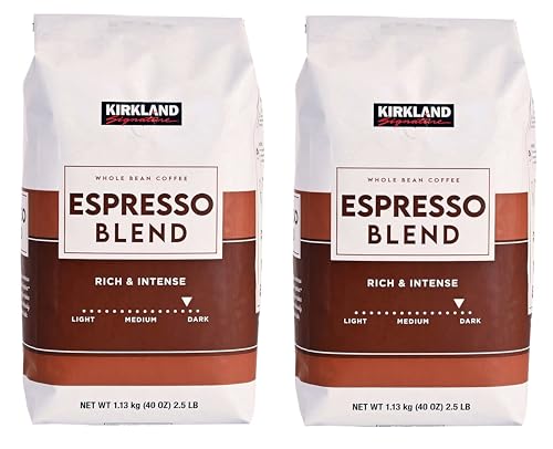Kirkland Signature Dark Roast Espresso Blend Coffee - 2 Pack