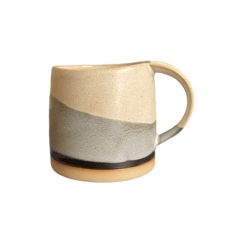 Vintage Japanese Style Cappucino Coffee Mug Set - Pair