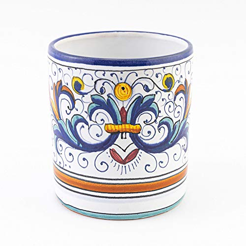 Deruta Blu Ceramic Mug - Handmade Italian Coffee Mug