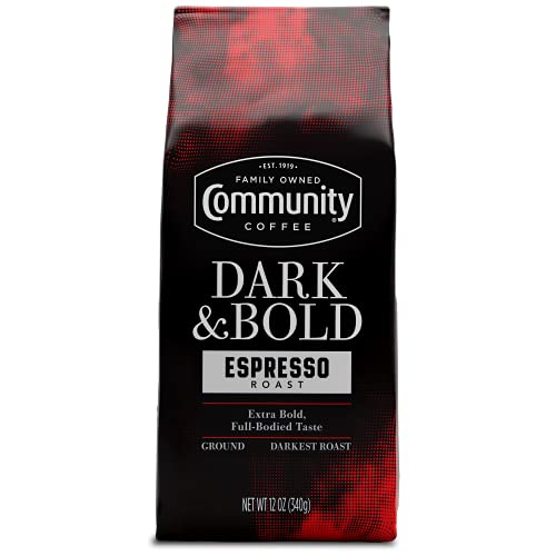 Dark & Bold Espresso Roast Ground Coffee, 12oz