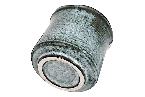 Handmade Kutani Yaki Cat Mug - Japanese Pottery