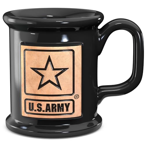 Handmade Ceramic Coffee Mug - Southern Brass, U.S. Army