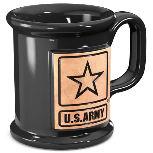 Handmade Ceramic Coffee Mug - Southern Brass, U.S. Army