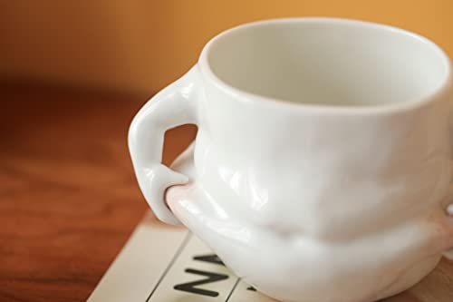 YINHEMEOW Fat Belly Handwarmer Mug 13OZ Cute Ceramic