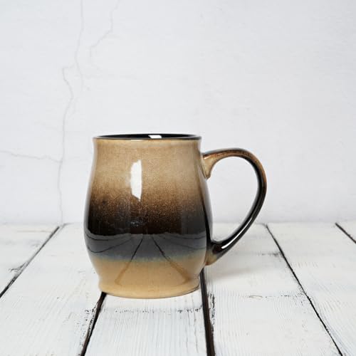 Bosmarlin Walnut XL Ceramic Coffee Mug, 25 oz