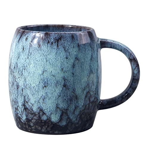 Deep Cyan Ceramic Coffee Mug for Home/Office