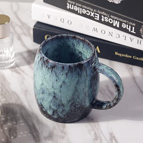 Deep Cyan Ceramic Coffee Mug for Home/Office