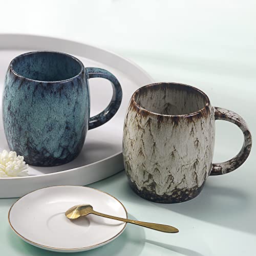 Deep Cyan Ceramic Coffee Mug for Home/Office