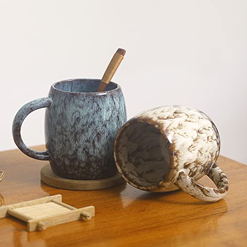 Deep Cyan Ceramic Coffee Mug for Home/Office