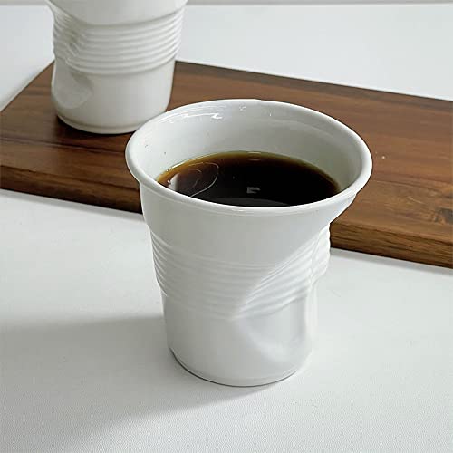 Creative Ceramic Pleated Coffee Mugs from Khanjuan