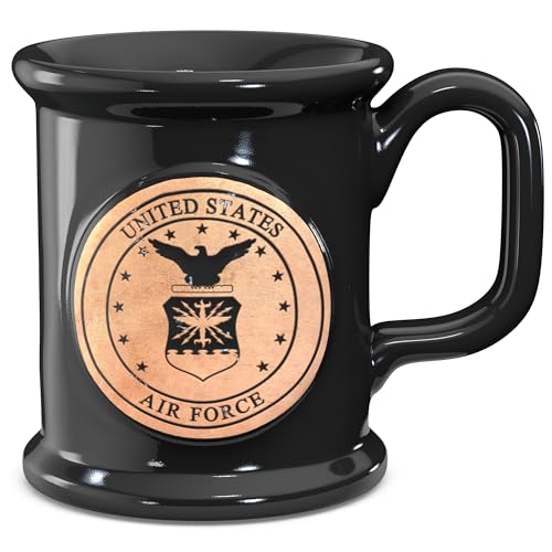 US Air Force Emblem Ceramic Coffee Mug - Handmade