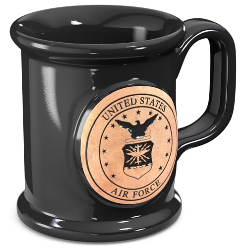 US Air Force Emblem Ceramic Coffee Mug - Handmade