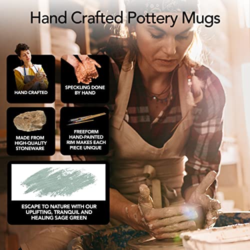 Maison Neuve Riverside Collection 4-Piece Ceramic Mug Set