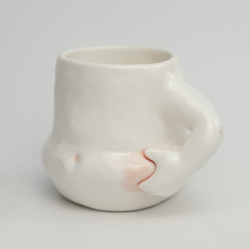 YINHEMEOW 10 OZ Cute Ceramic Coffee Mug