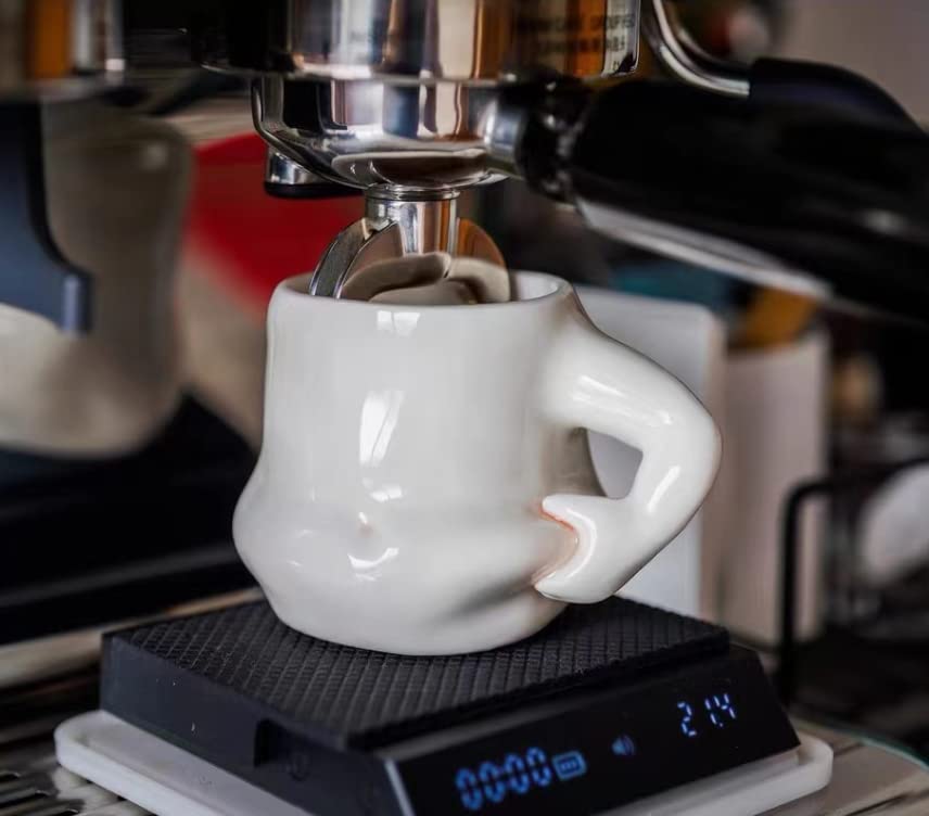 YINHEMEOW 10 OZ Cute Ceramic Coffee Mug