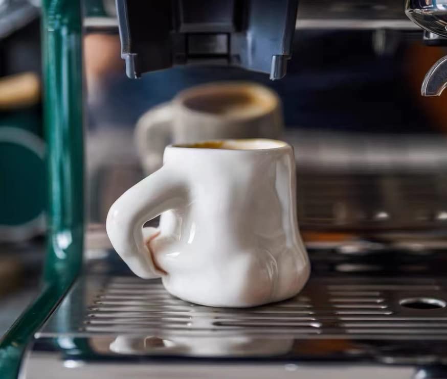 YINHEMEOW 10 OZ Cute Ceramic Coffee Mug