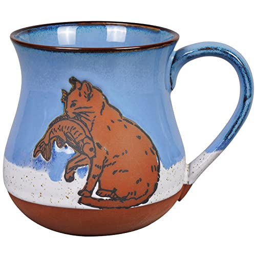 16 oz Ceramic Cat Coffee Mug for Cat Lovers