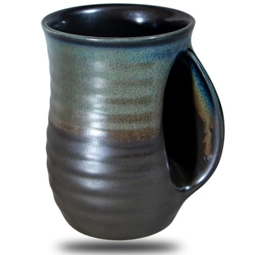 16oz Large Hand Warmer Mug for Coffee/Tea- Brown