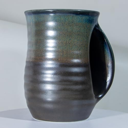 16oz Large Hand Warmer Mug for Coffee/Tea- Brown